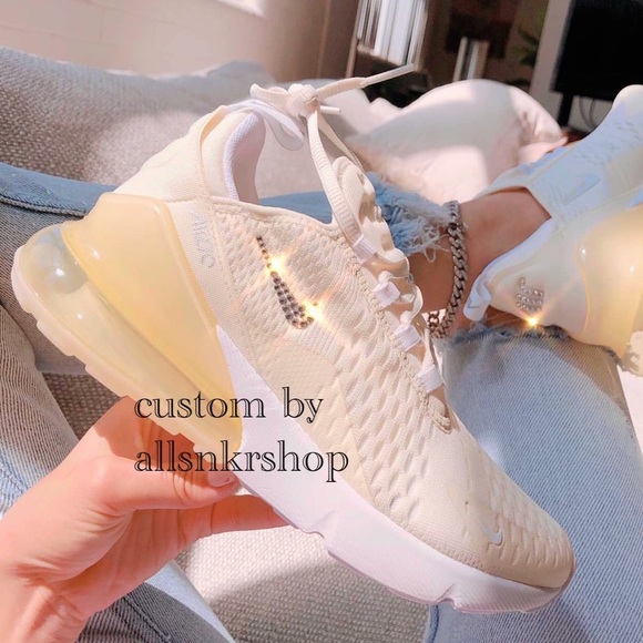 Nike Shoes - Nike air max 270 with swarovski crystal